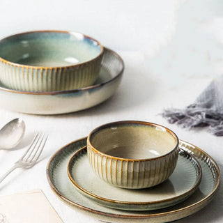 tokyo ceramic plates earthworks modern tableware stylish serving bowls durable kitchen set detail