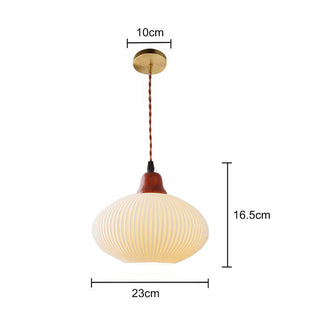 Suspension Vintage en Céramique - Lampe en Céramique Blanche Nordique pour Éclairage de Salle à Manger