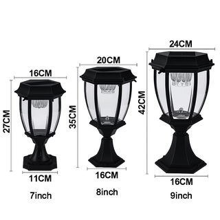 Outdoor Solar Table Lamp – Durable Aluminum Solar Powered Lantern | Eco Friendly Lighting