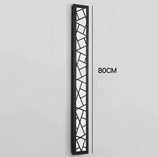 Outdoor Wall Light – Geometric Linear LED Waterproof Exterior Lighting Fixture