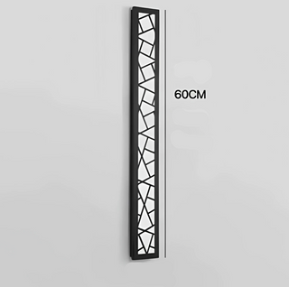 Outdoor Wall Light – Geometric Linear LED Waterproof Exterior Lighting Fixture