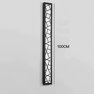 Outdoor Wall Light – Geometric Linear LED Waterproof Exterior Lighting Fixture