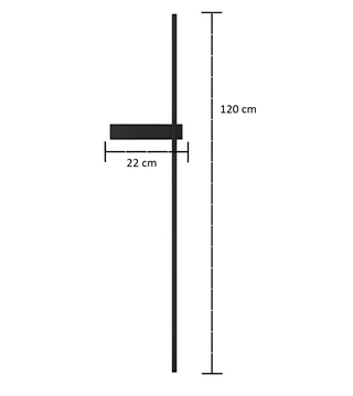 Modern LED Outdoor Light – Black Metal Wall Light | IP54 Rated Durable Fixture