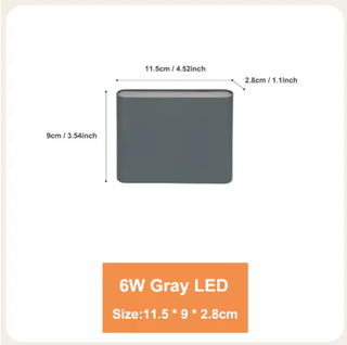Modern Aluminum Wall Light – Sleek LED Fixture | Durable Contemporary Lighting
