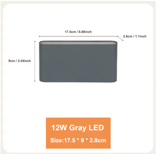 Modern Aluminum Wall Light – Sleek LED Fixture | Durable Contemporary Lighting