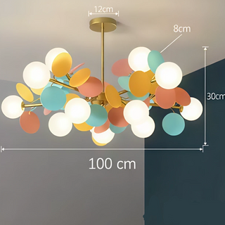 LED Pendant Light - Artistic Suspension Lamp | Nordic Style Lighting, Warm Ambient Illumination