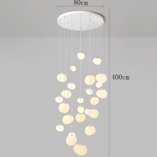 Modern Alloy Chandelier – Gold Finish Ceiling Light With Integrated LED Lights