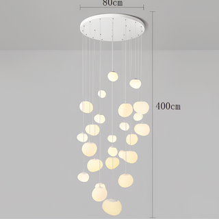 Modern Alloy Chandelier – Gold Finish Ceiling Light With Integrated LED Lights