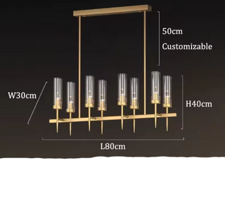 Sculptural Chandelier – Modern Gold Plated Crystal Light Fixture with Adjustable LED Lighting