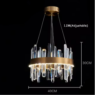 Elegant Crystal Chandelier – Luxury Ceiling Light With Sparkling Modern Design