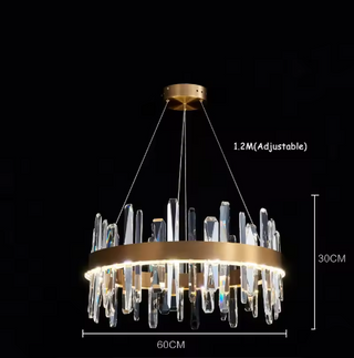 Elegant Crystal Chandelier – Luxury Ceiling Light With Sparkling Modern Design