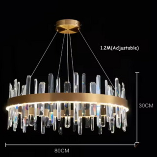 Elegant Crystal Chandelier – Luxury Ceiling Light With Sparkling Modern Design