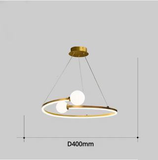 Gold Chandelier – Modern Luxury Lighting with Opal Glass Diffuser & Elegant Design