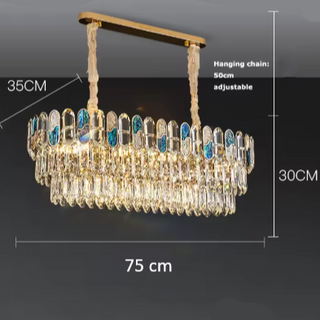 Modern Chandelier – Black and Gold Luxury Ceiling Light with Opal Glass Diffuser