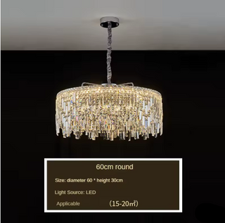 Contemporary Pendant Light – Modern Chandelier with Fluorescent Rings & Elegant Glow