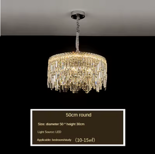 Contemporary Pendant Light – Modern Chandelier with Fluorescent Rings & Elegant Glow