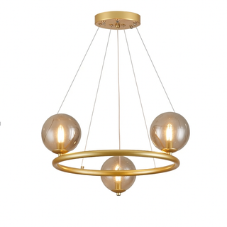 Modern Light Chandelier – Elegant Metal Glass Fixture with 12 Light Heads