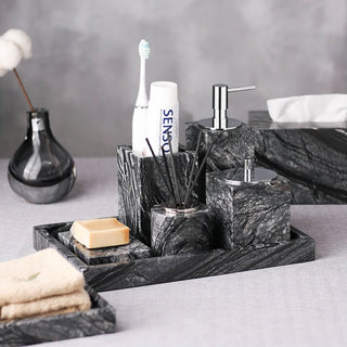 marble bathroom accessories elegant soap dispensers soap trays set product view