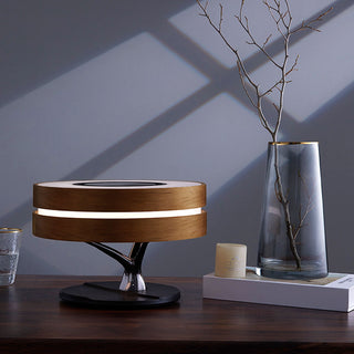 Bedside lamp Bluetooth side — wireless charging LED design