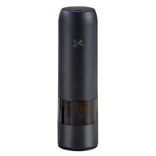 electric salt grinder adjustable pepper mill led light usb rechargeable close-up