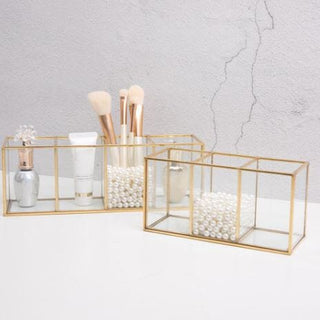 elegant cosmetic box stylish makeup storage multifunctional organizer case detail