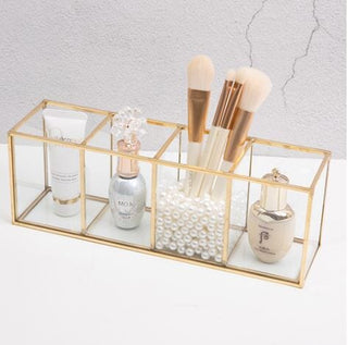 elegant cosmetic box stylish makeup storage multifunctional organizer case set view
