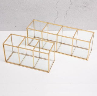 elegant cosmetic box stylish makeup storage multifunctional organizer case angle view