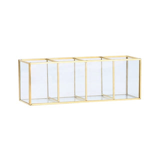elegant cosmetic box stylish makeup storage multifunctional organizer case close-up