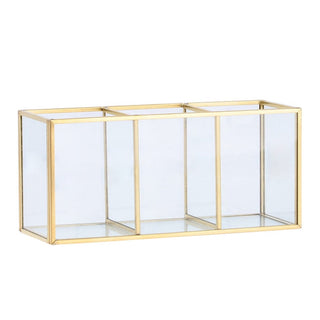 elegant cosmetic box stylish makeup storage multifunctional organizer case front view