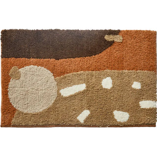 morocco soft plush TPR anti-slip bath mat set view