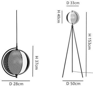 BOUS globe floor lamp – elegant living room setting