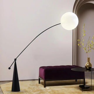 VERAE Glass Ball Floor Lamp - lifestyle contemporary interior