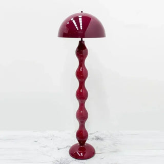 Nordic Mushroom LED floor lamp – red colorway