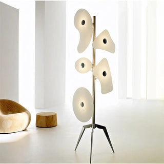 DRUTIS colorful floor lamp – in creative interior setting