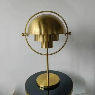 MIROR contemporary chrome floor lamp – table lamp close-up