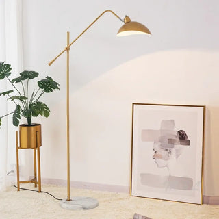 ALURION metal floor lamp adjustable modern design
