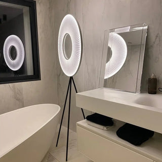 JOKIAL circular LED tripod lamp – ring LED detail