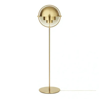 TYTIE Gold Black Metal Designer Floor Lamp - side profile