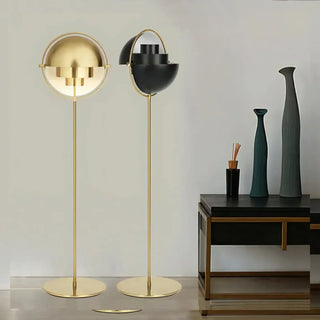 TYTIE Gold Black Metal Designer Floor Lamp - luxury interior