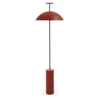 LOUBES minimalist floor lamp – metal base and stem detail