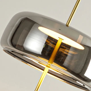 CHROBI wood chrome floor lamp – room setting view
