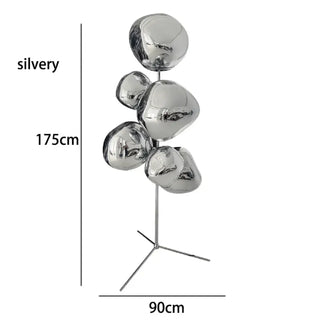 SKILARA designer floor lamp – elegant metal silhouette