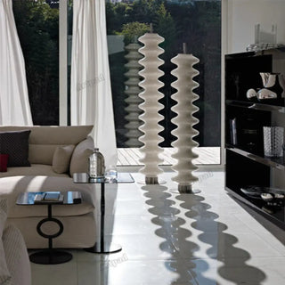 FROUDURE white glass lamp – multiple lamps in room setting
