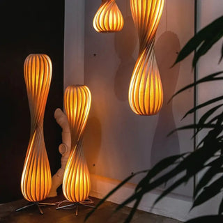 JIAR designer lamp – pendant and sculptural form composition