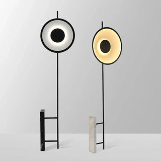 MINILA black floor lamp – multiple minimalist lamps in room