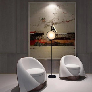 ORIU original floor lamp – circular head modern view