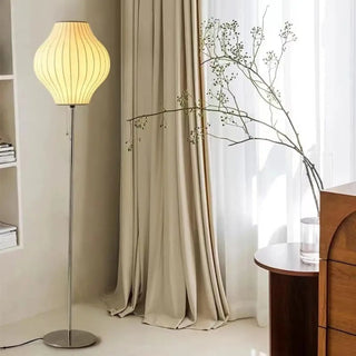 Nordic Pumpkin Wabi-Sabi lamp – in bedroom setting