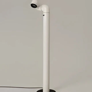 KALIA retro-futuristic lamp – white cylindrical version