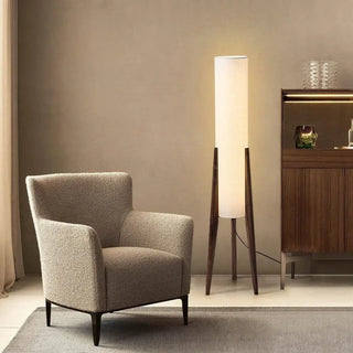 PLATAGA Nordic tripod lamp – third cylindrical shade view