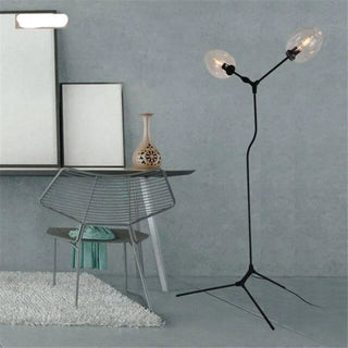SOUFFLE Artisan Blown Glass Floor Lamp - ambient glow